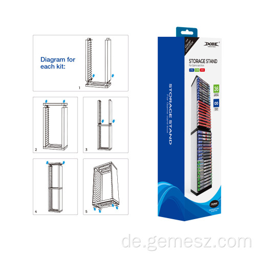 Storage Tower Standhalter für Playstation PS5